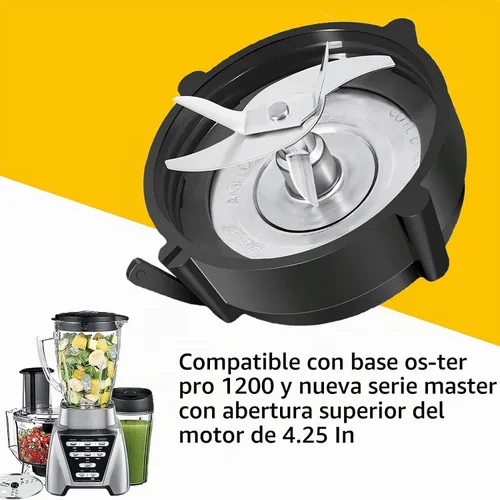 Vista 4 de Cuchilla de licuadora Pro 1200 compatible con licuadoras Oster Pro 1200 Junta de goma con junta tórica para piezas de repuesto Oster Pro 1200