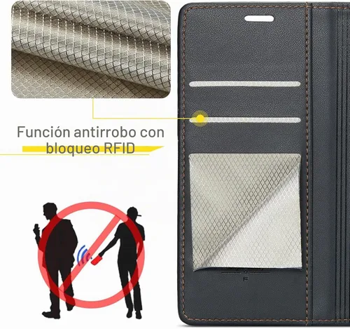 Vista 6 de FLIPALM - Funda tipo cartera para Samsung Galaxy S20 de 6.2", color negro