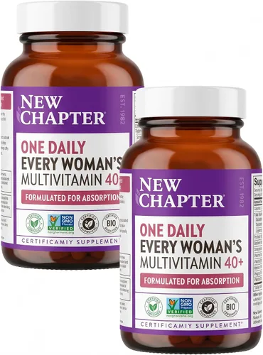 Vista 10 de Comprimidos multivitamínicos para mujeres de 40 años en adelante New Chapter, una al día, ANC-204, 1, 1