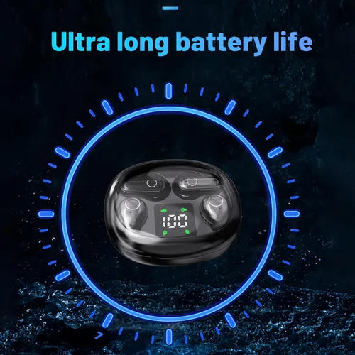 Vista 7 de 2-in-1 Mini Invisible Sleep Bluetooth Earbuds,Small Wireless Sleep Headphones for Side Sleepers,Bluetooth 5.4 Bass Stereo Sound Over-Ear