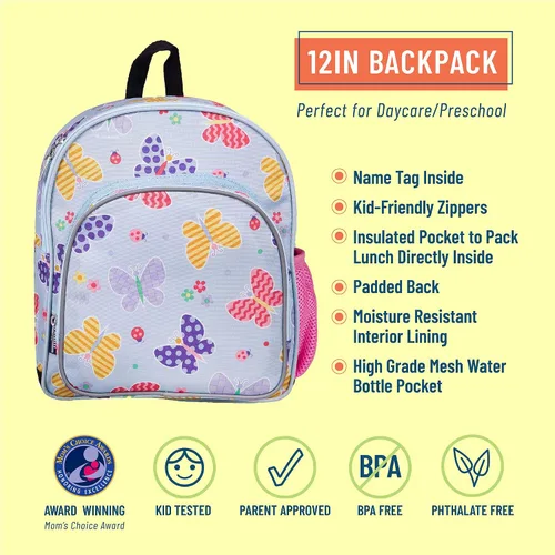 Vista 2 de Wildkin - Mochila de 12 pulgadas para niña.