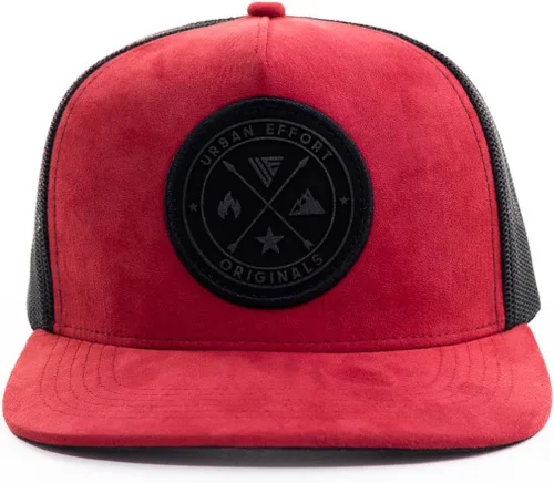 Vista 152 de Urban Effort Gorra trasera de malla, para hombres y mujeres, gorra de béisbol de 5 paneles, gran cierre a presión para caza y senderismo