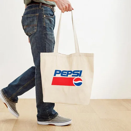 Vista 30 de CafePress Pepsi Tote Bag Bolsa de lona natural, bolsa de compras de tela, Caqui