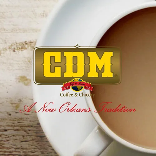 Vista 2 de CDM Café molido y achicoria molido regular, lata de 13 onzas (paquete de 1)