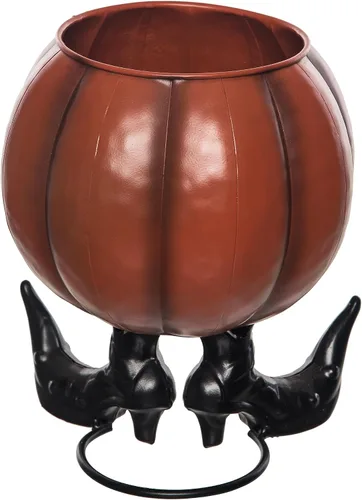 Vista 3 de Gallerie II Cuenco de caramelo de calabaza naranja