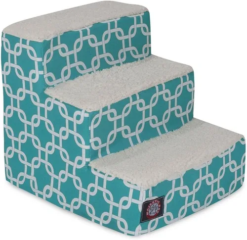 Vista 83 de Majestic Pet - Escaleras portátiles para mascotas suave escalón de espuma de sherpa escalones para perros y gatos rampa para cachorros