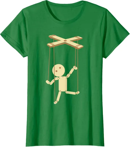 Vista 40 de Puppeteering - Camiseta de marionetas Ventrílocuo de tiriteros, Negro, S