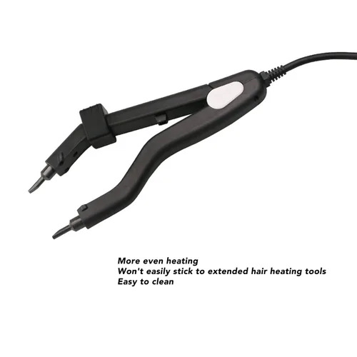 Vista 7 de Sonew Fusion - Herramienta de extensiones de cabello, varita profesional de conexión de hierro térmico para extensiones de cabello, 100-240 V