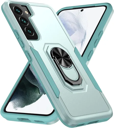 Vista 13 de Funda para Samsung Galaxy S22 Plus con soporte, anillo magnético de armadura, resistente funda protectora de grado militar a prueba de golpes
