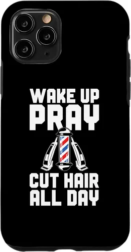 Vista 11 de iPhone 11 Pro Max Barbershop Wake Up Pray Cut Hair All Day Barbershop