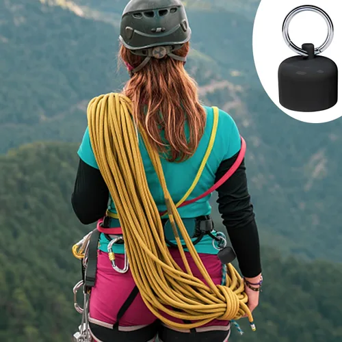 Vista 9 de Soporte de joyería de viaje, llavero portátil para anillos, caja de almacenamiento de joyas deportivas, estuche de joyería de viaje, contenedor