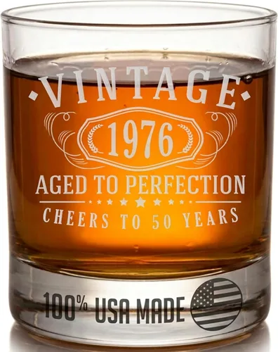Vista 25 de Vintage 2005 Grabado 11oz Whisky Glass 21st Birthday Regalos para él ella 2-Claro