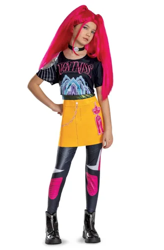 Vista 3 de Peluca de Disfraz de Mira de KPop Demon Hunters para Niña Multicolor