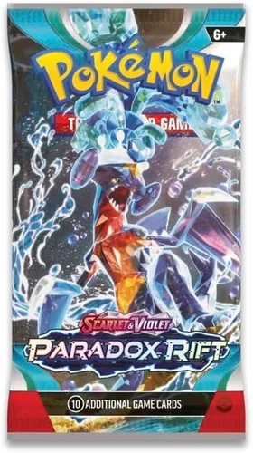 Vista 4 de Pokémon TCG: Scarlet & Violet: Paradox Rift: Paquete Potenciador - 10 Tarjetas