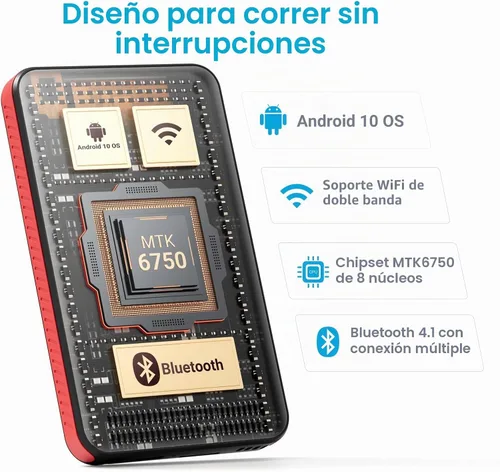 Vista 3 de MECHEN 96GB Reproductor de MP3 MP4 de Alta Capacidad Android, Pantalla Táctil de 4", Bluetooth + WiFi, Altavoz Integrado, Soporta Spotify, Amazon