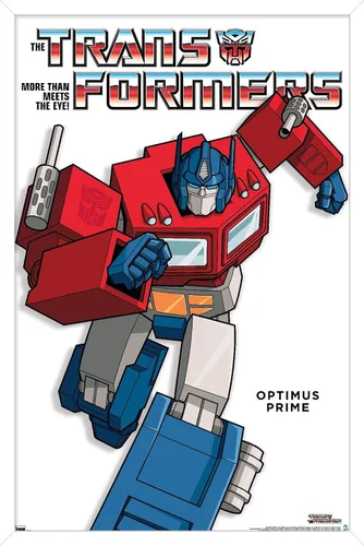 Vista 13 de Hasbro Transformers - Póster de pared Optimus Prime Feature Series, 22.4 pulgadas de largo x 14.7 pulgadas de ancho, versión enmarcada de madera