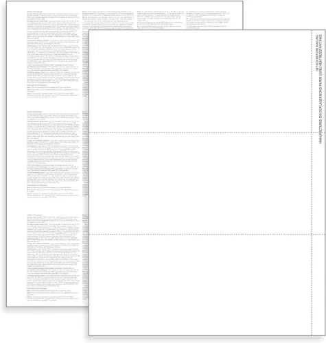 Vista 10 de NextDayLabels - Sobres, diseñados para adaptarse a formularios de impuestos de empleados W-2 3-Up, formato horizontal (paquete de 100 sobres)