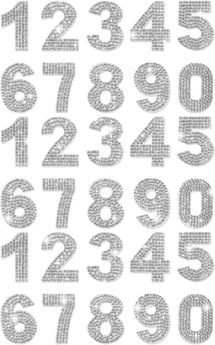 Vista 9 de PRATIQUE Calcomanías de letras del alfabeto con diamantes de imitación con purpurina, 26 letras autoadhesivas para arte y manualidades (rojo)