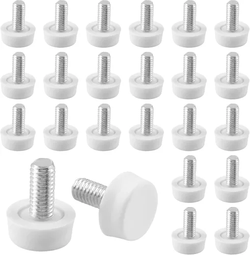 Vista 8 de Biaungdo Niveladores ajustables para muebles, M6x15 mm, negro, 24 piezas