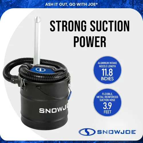 Vista 4 de Snow Joe ASHJ201. Aspiradora de ceniza de 4,8 Galones y 4 Amp
