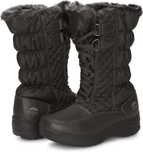Vista 4 de Botas de nieve con encaje frontal para mujer también disponibles en ancho