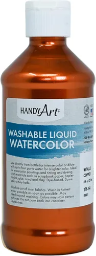Vista 6 de Handy Art Acuarela líquida lavable de 8 onzas, azul