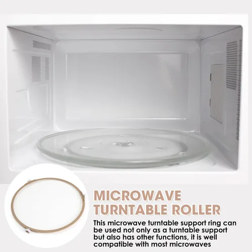 Vista 4 de Paquete de 1 anillo de soporte giratorio para horno de microondas, soporte circular (sin plato giratorio de vidrio incluido), compatible con Lg