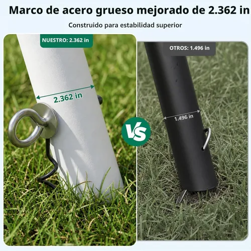Vista 2 de Trekassy Columpio de platillo resistente de 600 libras con soporte