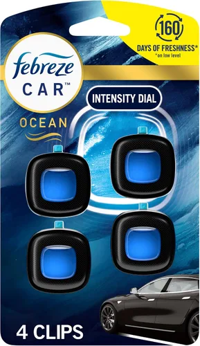 Vista 32 de Febreze AUTO - Clip de ventilación aromatizante para automóvil Ember, 0.07 onzas. Clip de ventilación para automóvil, paquete de 2 (EMBER)