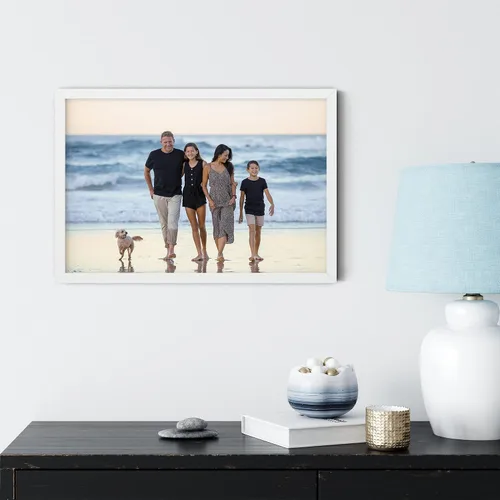 Vista 5 de Dargr Arte de pared personalizado desde tu teléfono, impresiones en lienzo personalizadas para familia, vacaciones, festivales, póster enmarcado