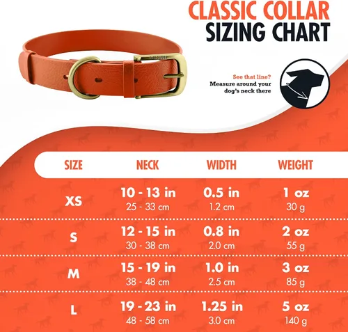 Vista 2 de Tuff Pupper Collar para Perro Clásico Resistente 10 Veces Más Fuerte que el Cuero Collar para Perro 100% Impermeable y Libre de Olores