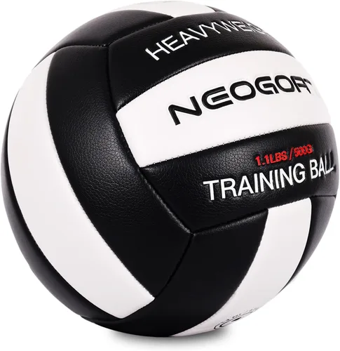 Vista 2 de 1.1LBS Weighted Heavy Volleyball For Setters Serve Trainer Setter Weighted Volleyball Training Equipment Size 5 Soft PU Leather, Durable for