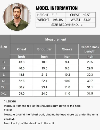 Vista 6 de COOFANDY Camisas de verano con botones para hombre, camisas cubanas de manga corta, camisas de playa ajustadas