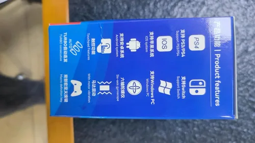 Vista 9 de RALAN Controlador inalámbrico azul compatible con Playstation 4ProSlimpara PS4 Dualshock 4 Gamepad con conector para auriculares y almohadilla táctil