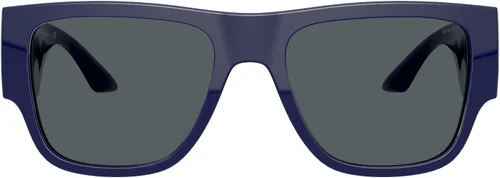 Vista 3 de Versace Man Sunglasses Black Frame, Dark Grey Lenses, 57MM
