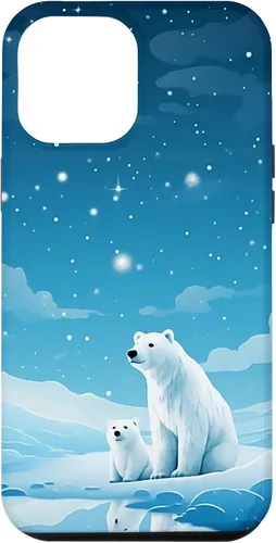 Vista 26 de Polar Bear, Arctic North Pole, Alaska Snow, Cute Polar Bears Case for iPhone 17
