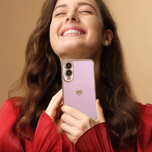 Vista 182 de phylla Funda de teléfono compatible con Samsung Galaxy A12 de 6.5 pulgadas, lindo corazón chapado en oro, elegante funda de lujo para mujer