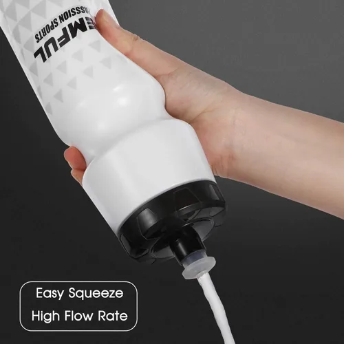 Vista 3 de GEMFUL Botella de agua para bicicleta sin BPA, 25.4 fl oz, paquete de 2