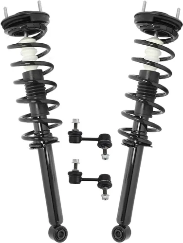 Vista 48 de Detroit Axle - Kit de amortiguadores de 4 puntales para Ford Escape 14-19, 2 puntales delanteros con resorte helicoidal 2 amortiguadores traseros