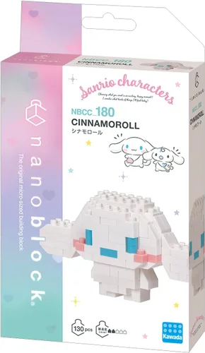 Vista 4 de Nanoblock - Sanrio - CinnamoRoll, kit de construcción de la serie de personajes