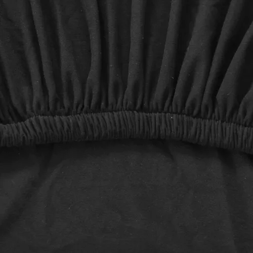 Vista 2 de MBROS Funda de cojín elástica para sofá de 2 cojines, protector de muebles de 1 pieza, funda de cojín para sofá, funda de cojín, color negro