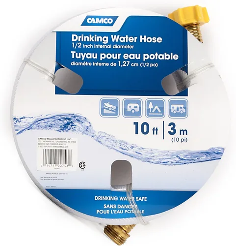 Vista 6 de Midea Deshumidificador de 4,500 pies cuadrados (blanco) + manguera de agua Camco TastePURE de 10 pies cuadrados prémium para autocaravana y caravana