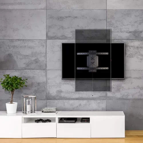 Vista 3 de Mount-It! Soporte de pared giratorio de horizontal a vertical para TV Soporte de TV vertical empotrado con rotación de 360 grados Se adapta a