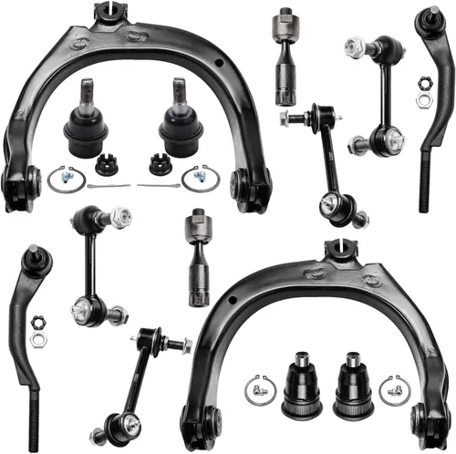 Vista 91 de Detroit Axle - Kit de suspensión frontal de 15 piezas para Jeep Grand Cherokee 99-04 1999 2000 2001 2002 2003 2004, brazos de control superior e