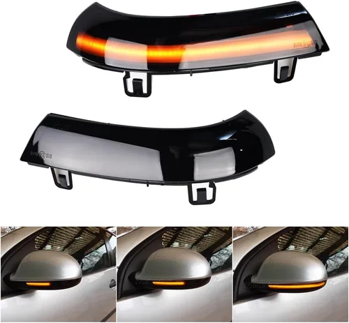 Vista 3 de Indicador de señal de giro de espejo lateral, luz LED secuencial dinámica para VW Golf 5 GTI V Jetta MK5 Passat B6 B5.5 Eos R32 Rabbit, luz