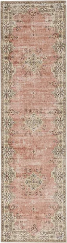 Vista 39 de Linon The Anywhere - Alfombra lavable Wesley marfil/amarillo, 5 x 7 pies Wesley Marfil y Amarillo
