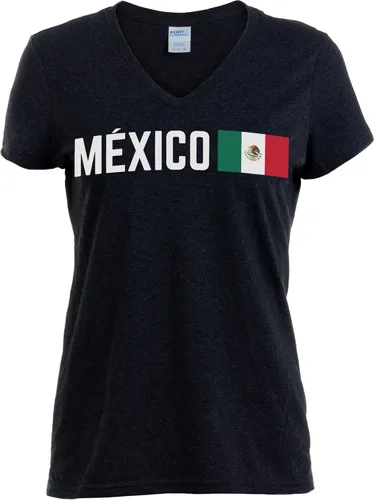 Vista 23 de Nations of the World - Camiseta con cuello en V para mujer