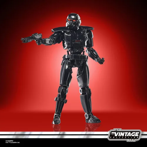Vista 6 de STAR WARS The Vintage Collection Dark Trooper, The Mandalorian Figura de acción coleccionable de 3.75 pulgadas Star Wars The Vintage Collection