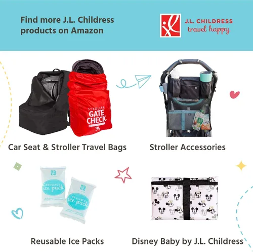 Vista 6 de J.L. Childress Baby Bottle Bag, Breastmilk Cooler
