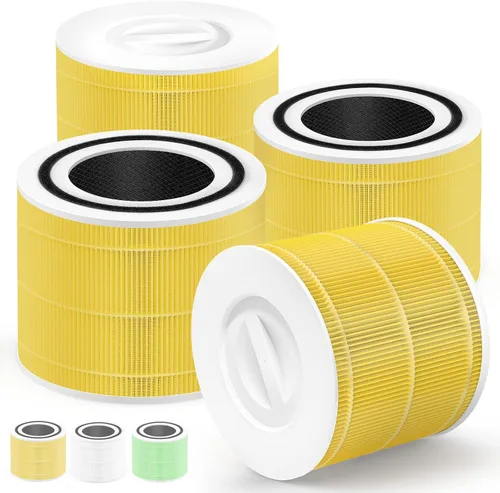 Vista 11 de Mini filtro de repuesto compatible con el purificador de aire LEVOIT Core Mini P